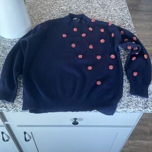 ZARA pompom sweater
